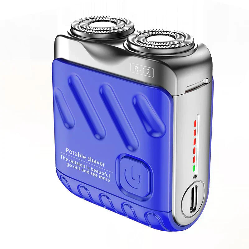 ⚡🪒 Men's Mini Electric Shaver – Portable, cordless & IPX7 waterproof. Perfect for travel, office & car!