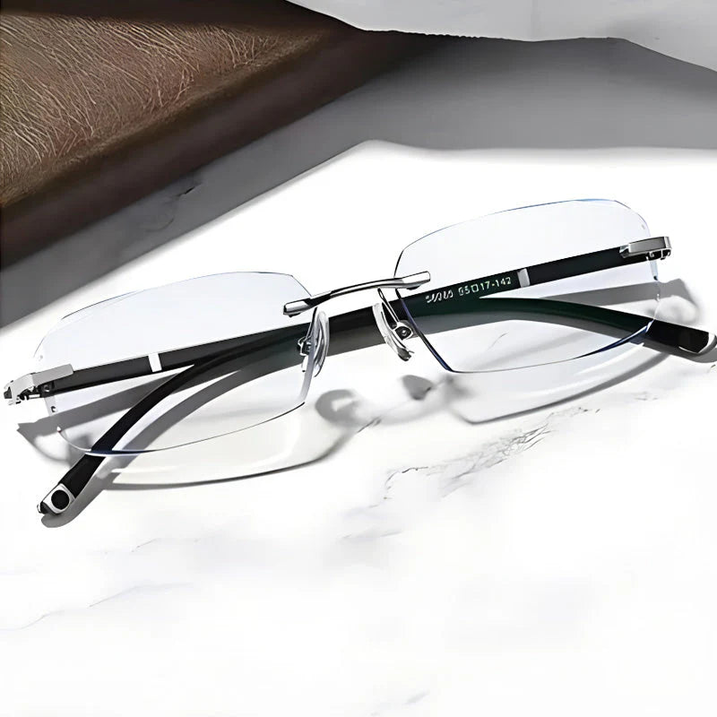 🎁🔥New Reading Glasses with Sapphire Glass and High Blue Light Protection for Dual Use✨