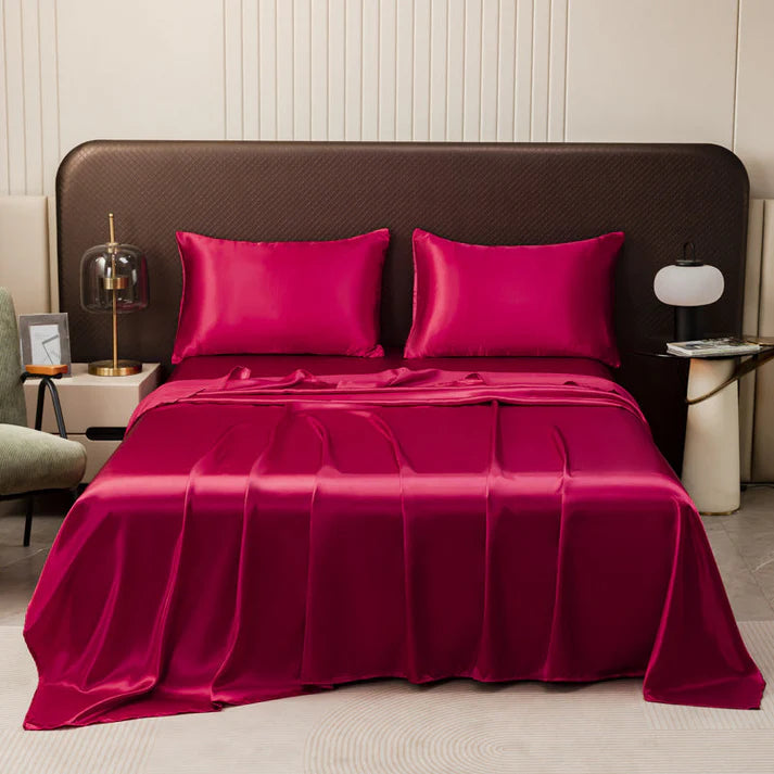 📢📢50% OFF !!! ⏰Solid Color Satin Flat Sheet