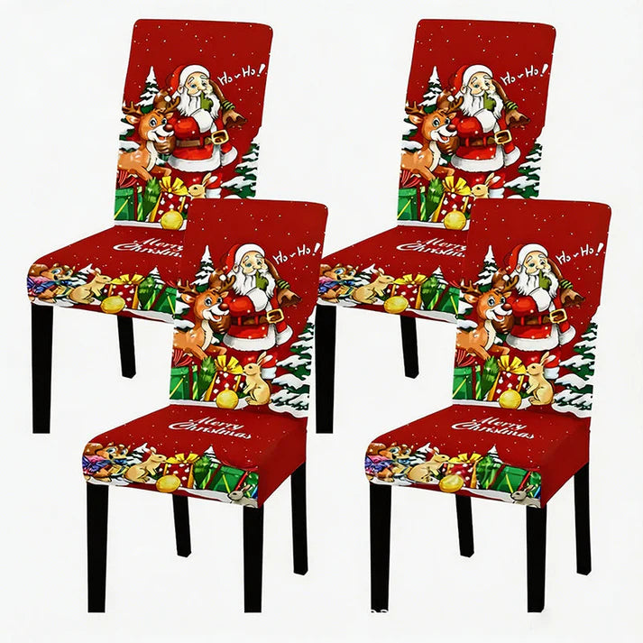 Printed Stretch Dining Chair Cover