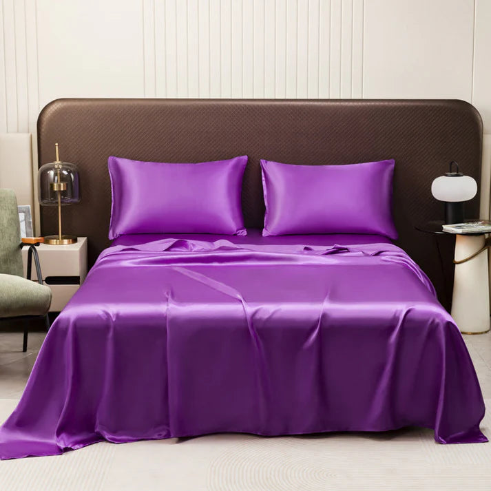 📢📢50% OFF !!! ⏰Solid Color Satin Flat Sheet