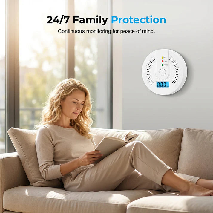🔥New Hot Selling❤️‍🔥High-Sensitivity CO Alarm with LCD Screen