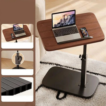 📢📢50% OFF!! ⏰C-Shape Side Table with 360° Swivel Tray & Height Adjustable 45–80cm