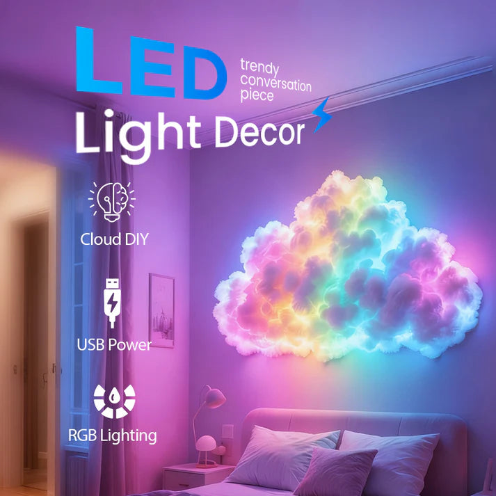 💖Black Friday Mega Offer - 50% Off!💖DIY Storm Clouds LED Light Decoration with USB Powered