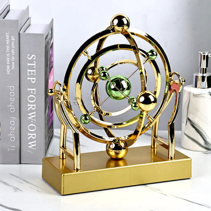 🎅 Saint's Day Exclusive Offer! 50% Off ✨ Click and ApplyCelestial Orbit Perpetual Motion Pendulum - Creative Home Rotary Decoration
