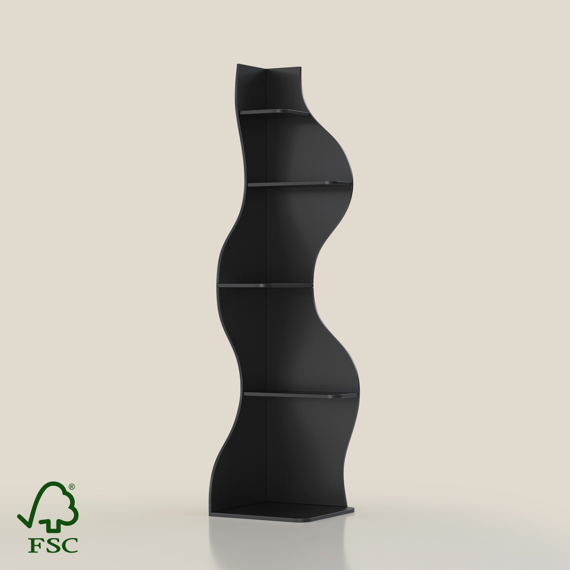 YOWOS Flamenco Wave Display Shelf 69.4″H