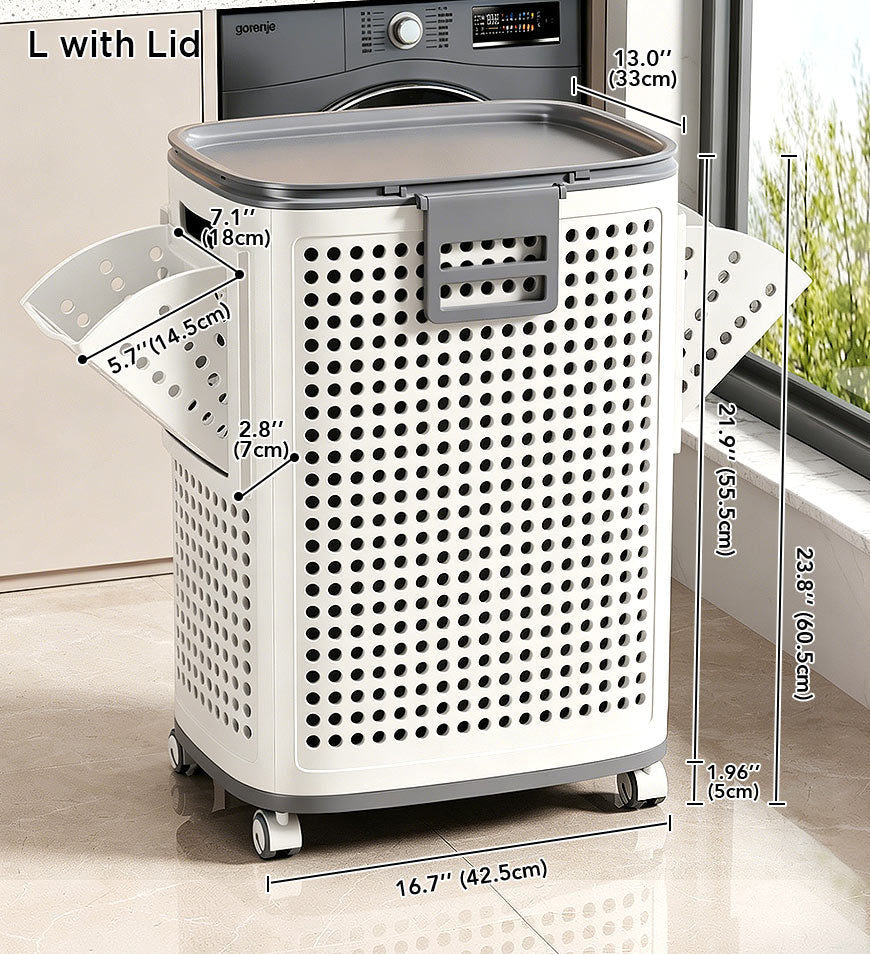 Joybos® Rolling Laundry Basket with Wheels F251
