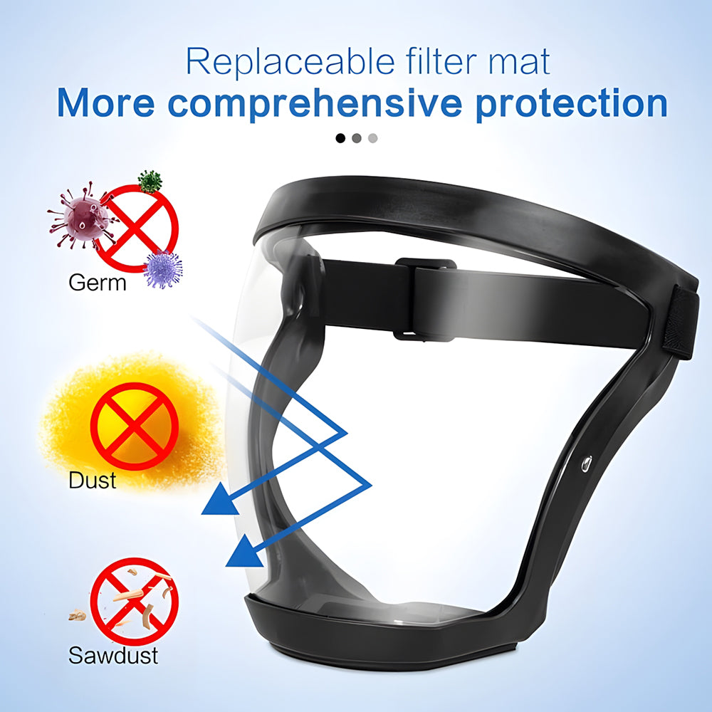 🔥 Full Protection Breathable Anti-Fog Face Mask - Buy 1 Get 1 Free