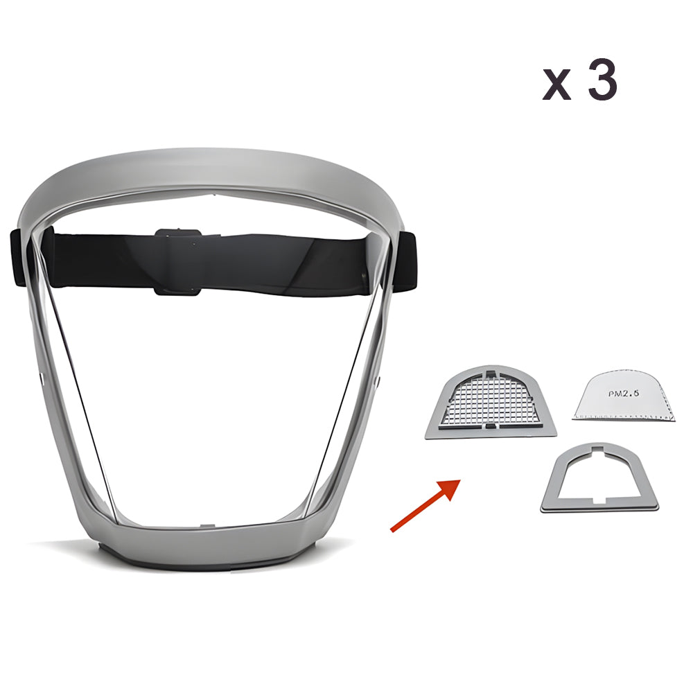 🔥 Full Protection Breathable Anti-Fog Face Mask - Buy 1 Get 1 Free