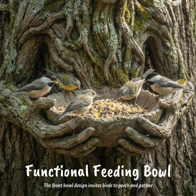 🌳 Tree Guardian Bird Feeder - Whimsical Garden Accent