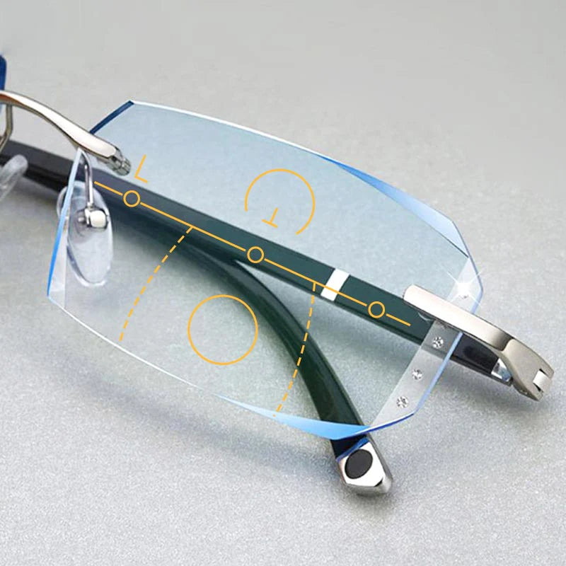 🎁🔥New Reading Glasses with Sapphire Glass and High Blue Light Protection for Dual Use✨