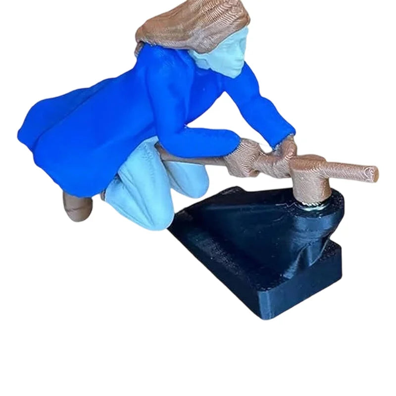 Magical Broomstick Car Dashboard Ornament