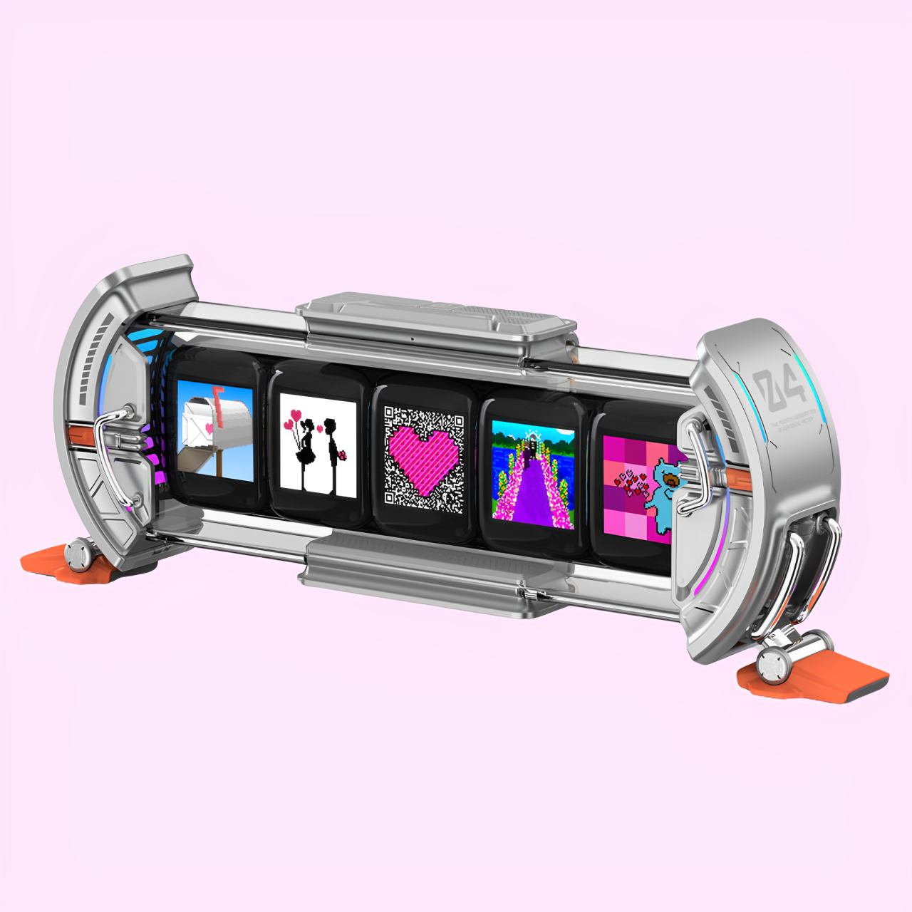 Divoom Times Gate Pixel Art Info Display with 5 Smart LCD Screens