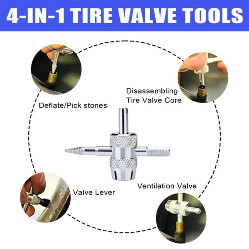 ❤️Black Friday SALE 50% OFF💥Fast Tire Valve Tool Kit