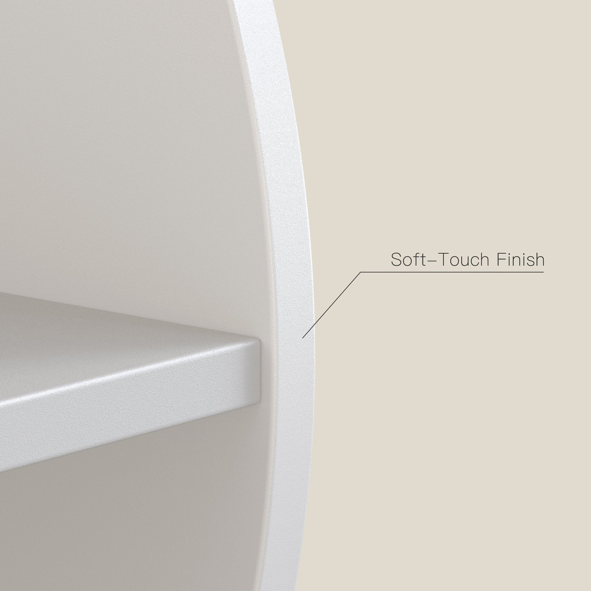 YOWOS Flamenco Wave Display Shelf 69.4″H