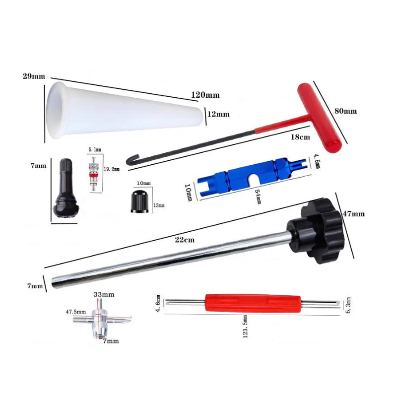 ❤️Black Friday SALE 50% OFF💥Fast Tire Valve Tool Kit