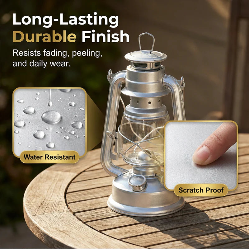Water-Based Silver Paint for Metal & Wood