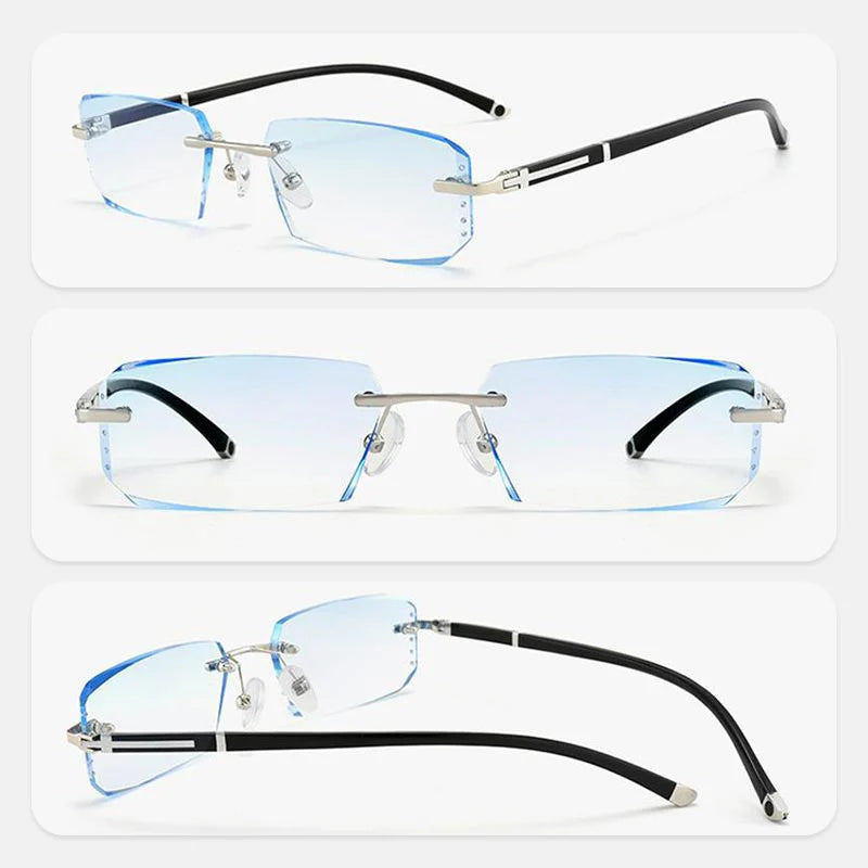🎁🔥New Reading Glasses with Sapphire Glass and High Blue Light Protection for Dual Use✨