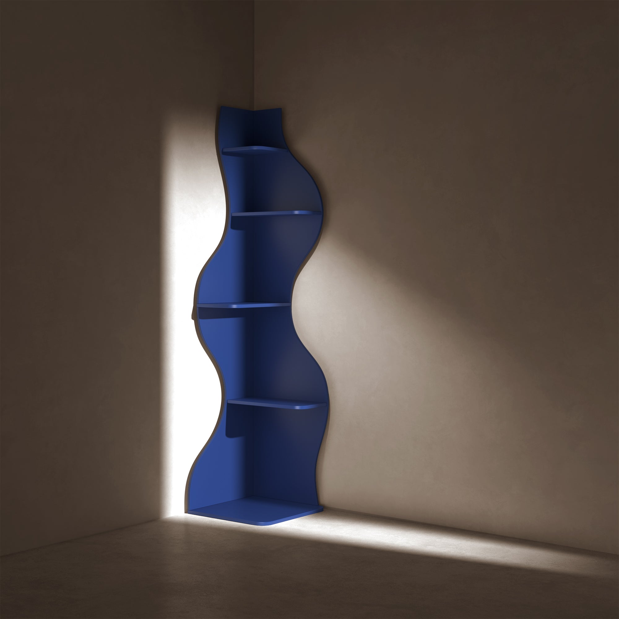 YOWOS Flamenco Wave Display Shelf 69.4″H