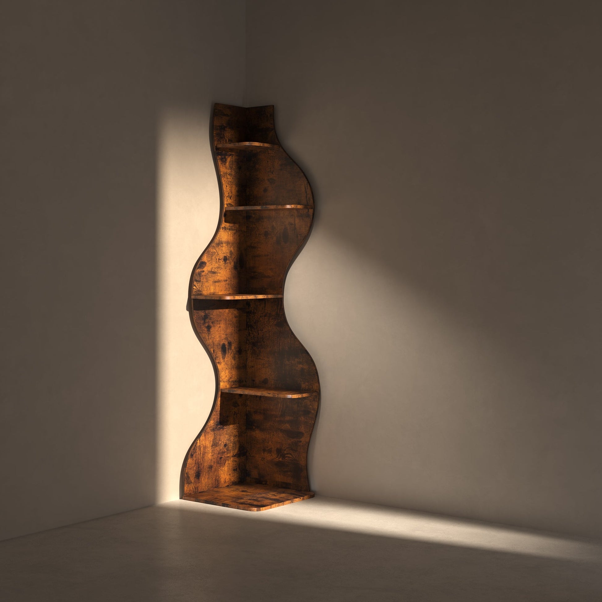 YOWOS Flamenco Wave Display Shelf 69.4″H