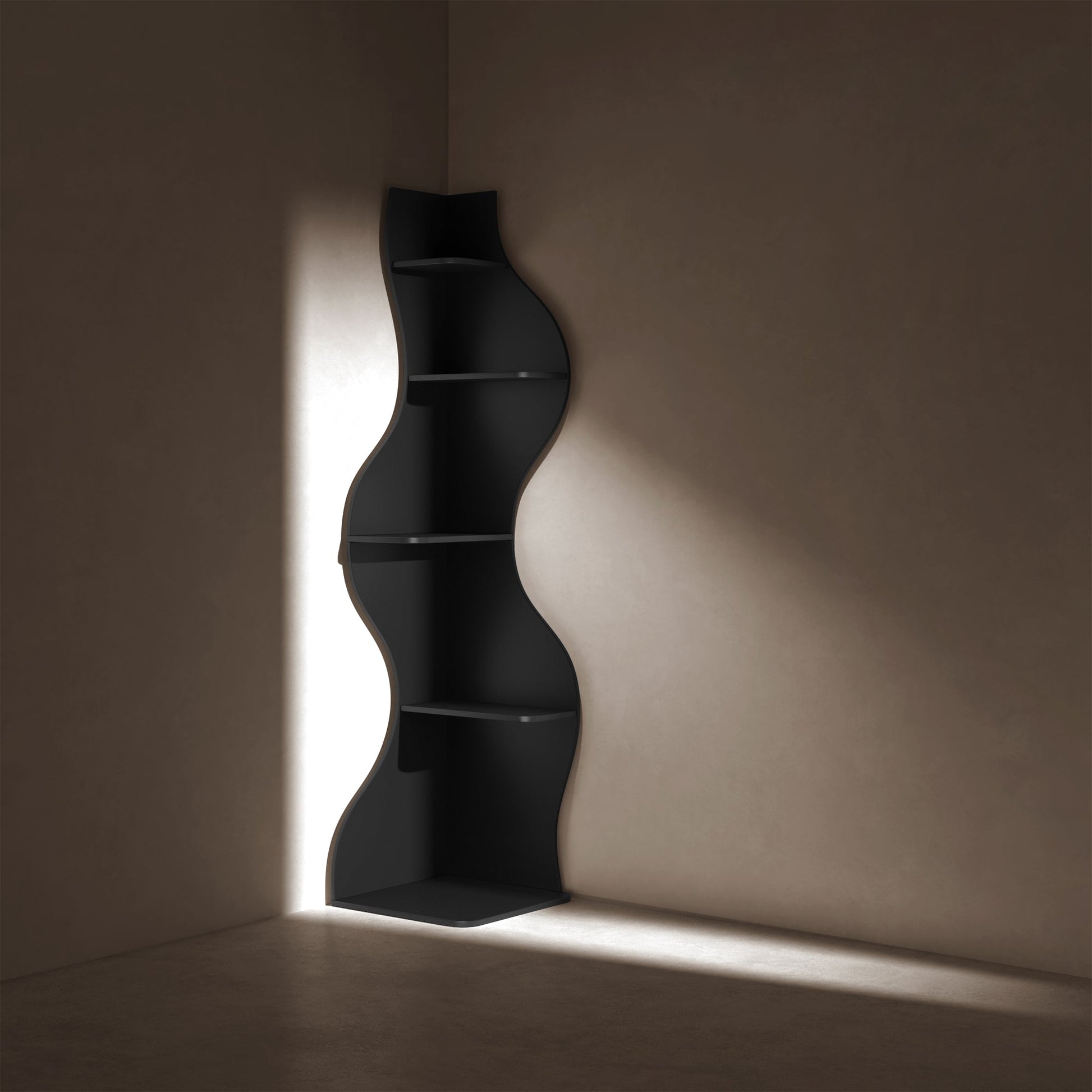 YOWOS Flamenco Wave Display Shelf 69.4″H