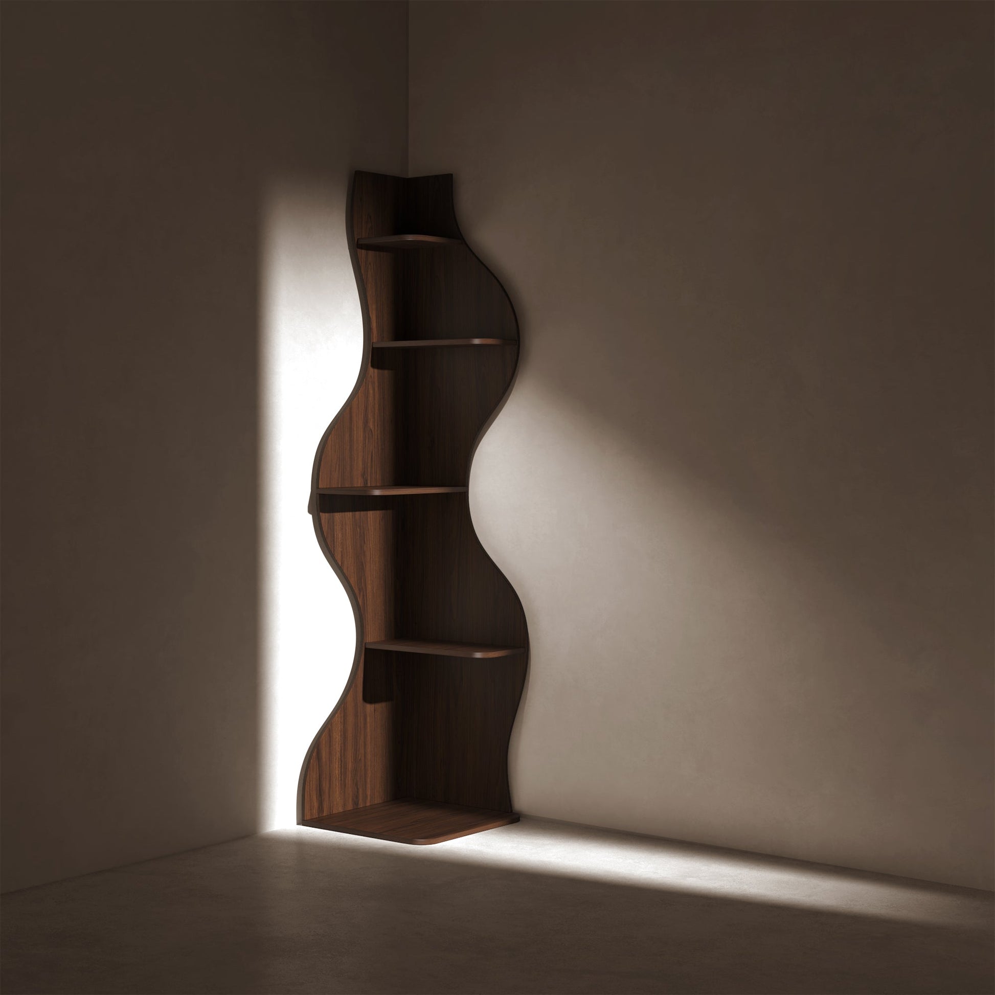 YOWOS Flamenco Wave Display Shelf 69.4″H
