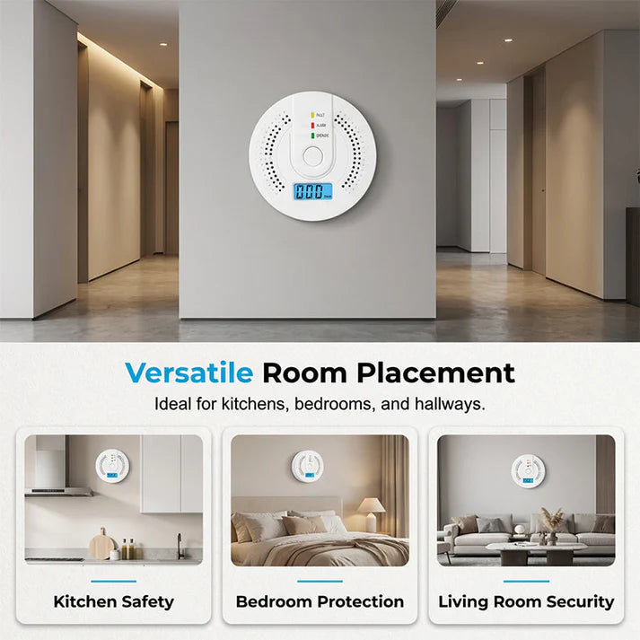 🔥New Hot Selling❤️‍🔥High-Sensitivity CO Alarm with LCD Screen