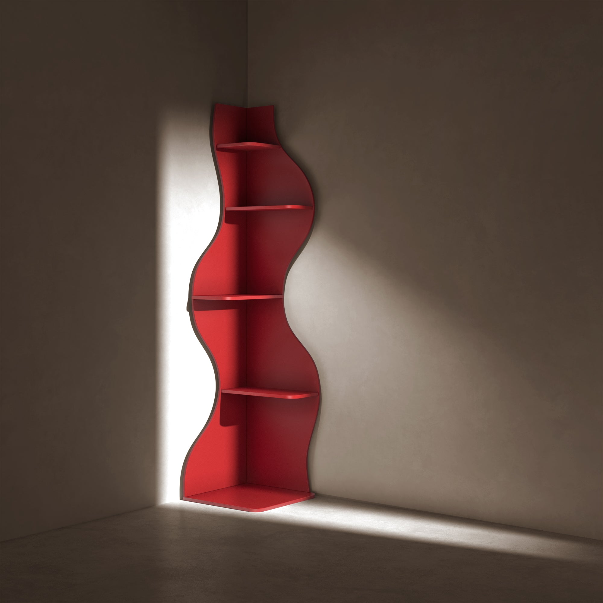 YOWOS Flamenco Wave Display Shelf 69.4″H