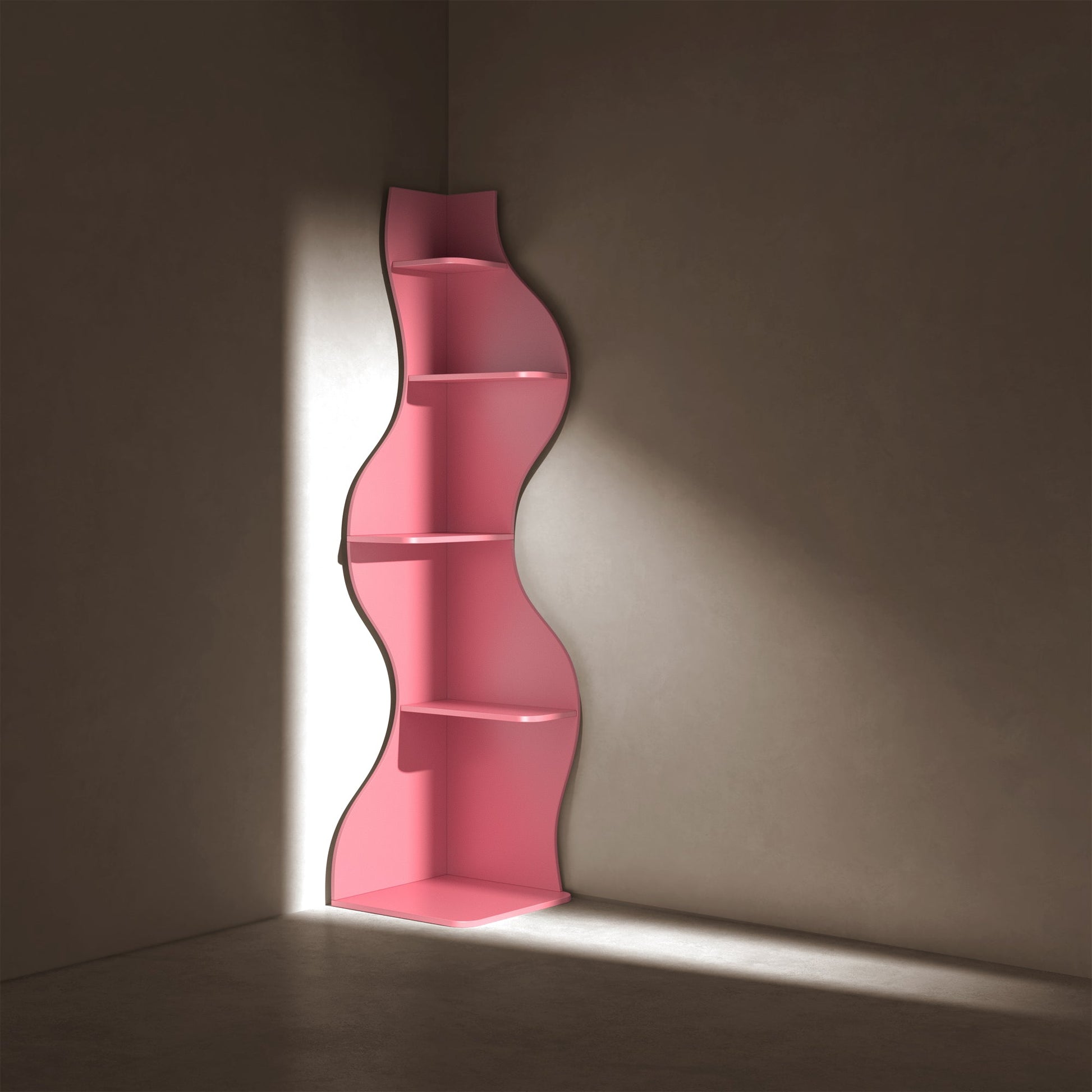 YOWOS Flamenco Wave Display Shelf 69.4″H