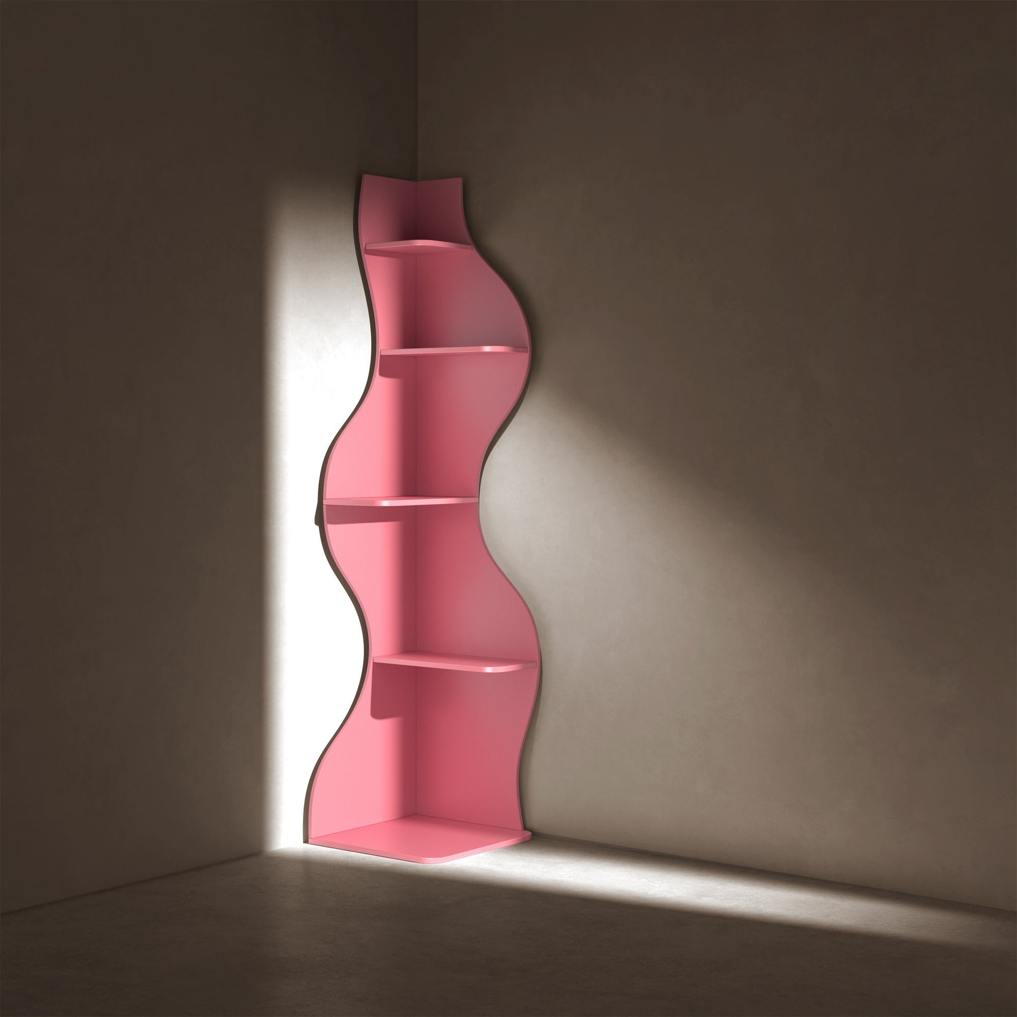 YOWOS Flamenco Wave Display Shelf 69.4″H