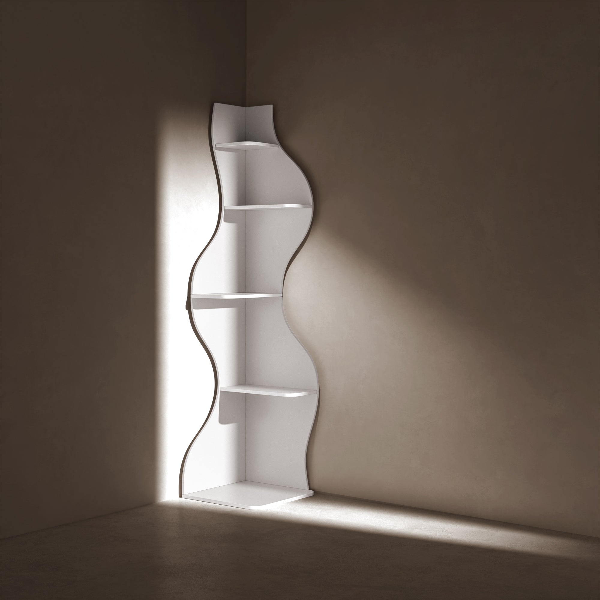 YOWOS Flamenco Wave Display Shelf 69.4″H