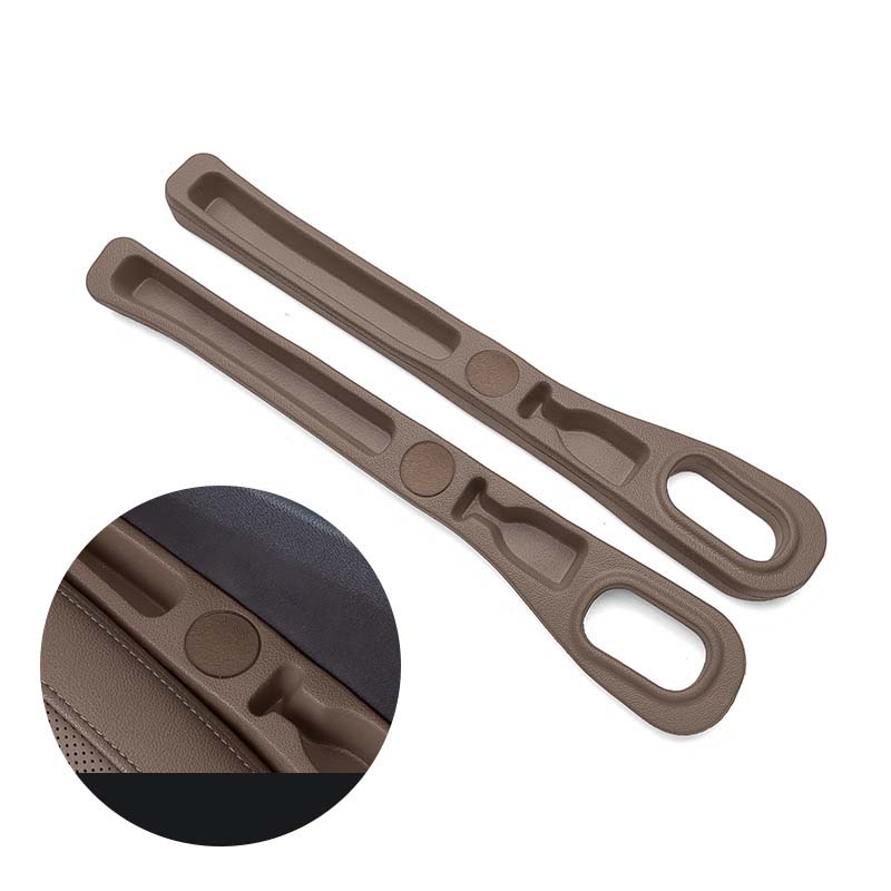 Car Seat Filler Strip - Elegant PU Leather Organizer for Clutter-Free Drives