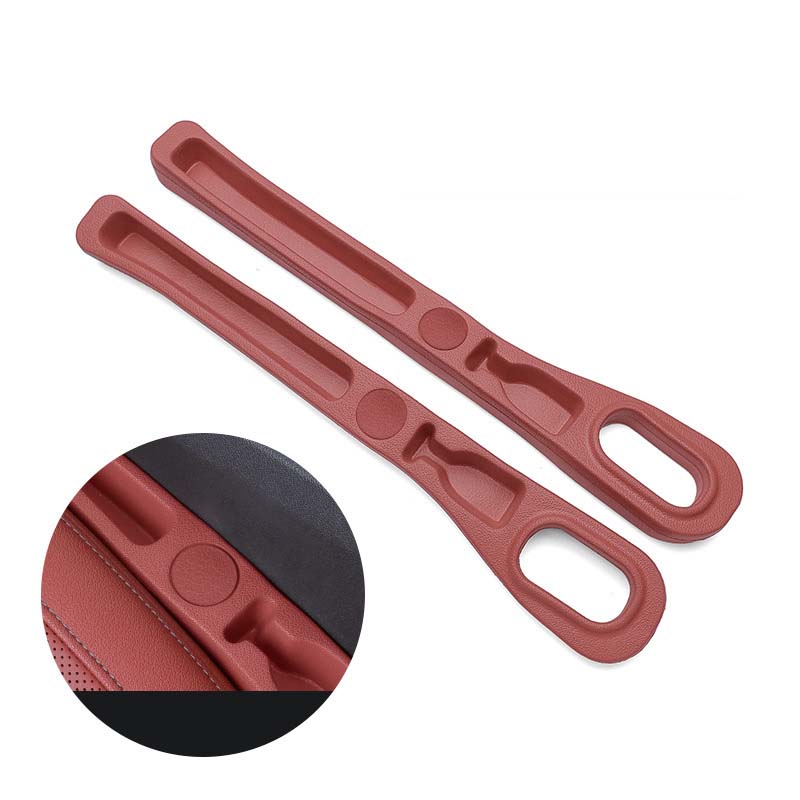 Car Seat Filler Strip - Elegant PU Leather Organizer for Clutter-Free Drives