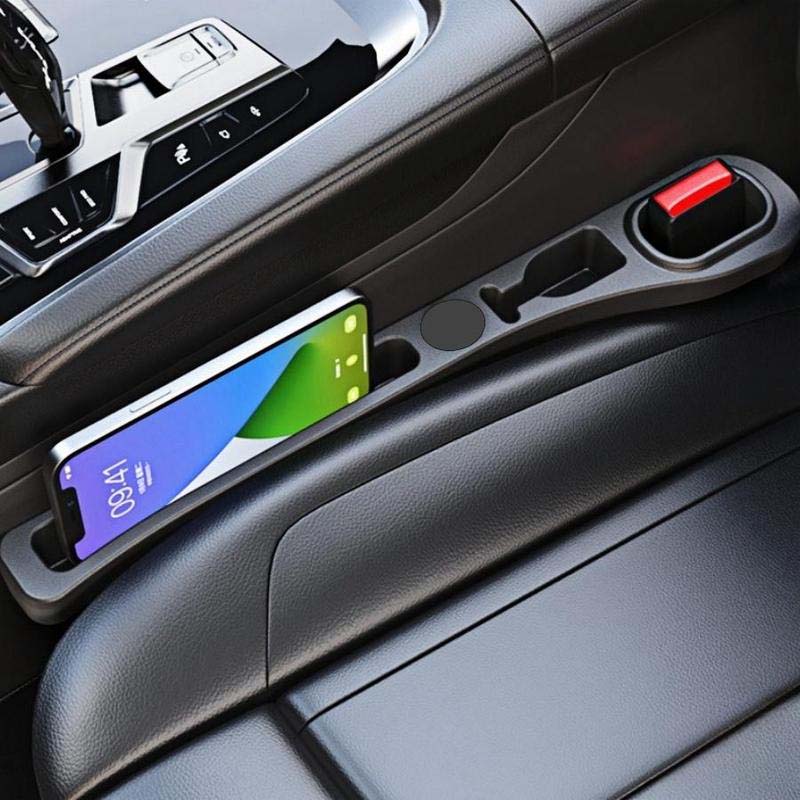 Car Seat Filler Strip - Elegant PU Leather Organizer for Clutter-Free Drives