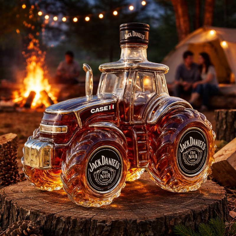 VintageBottle - Creative Farm-Inspired Rustic Vintage Bottle Design