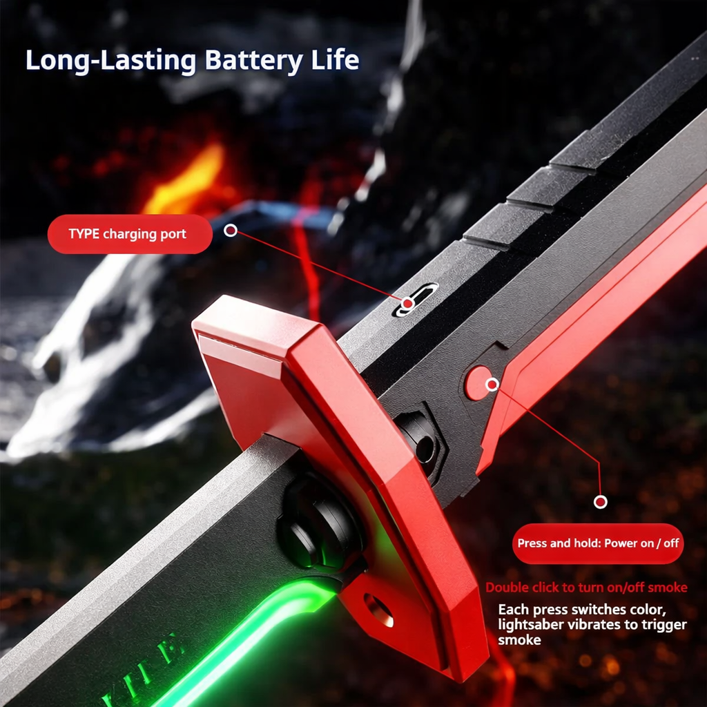 LED Spark Sword