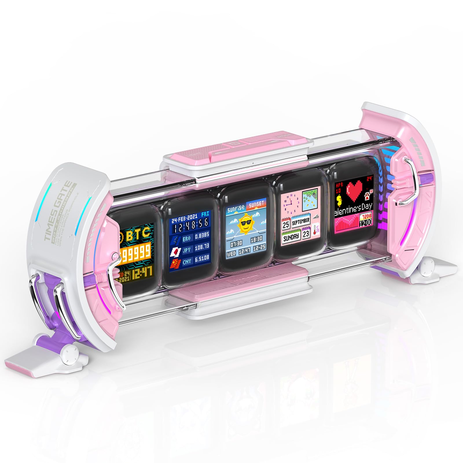 Divoom Times Gate Pixel Art Info Display with 5 Smart LCD Screens