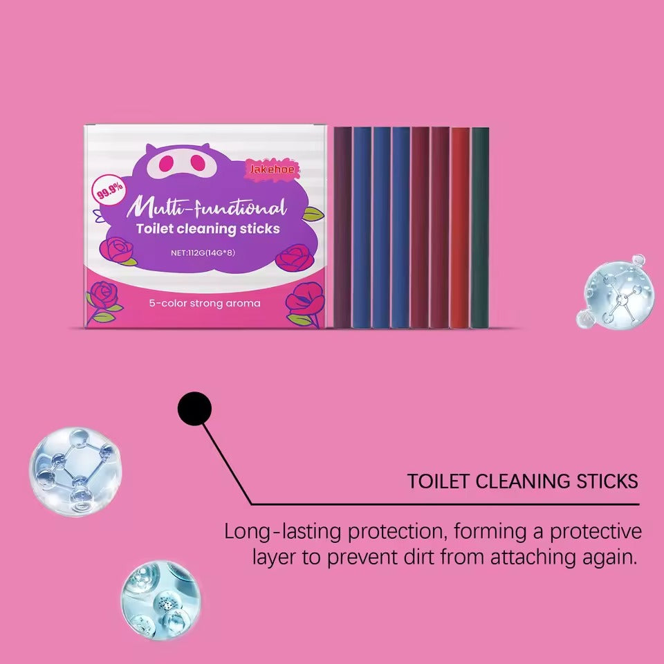 Multi-Functional Deodorizing Toilet Cleaning Sticks Toilet Bowl Freshener Toilet Bowl Cleaner Sticks Toilet Cleaners for Tank