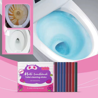 Multi-Functional Deodorizing Toilet Cleaning Sticks Toilet Bowl Freshener Toilet Bowl Cleaner Sticks Toilet Cleaners for Tank