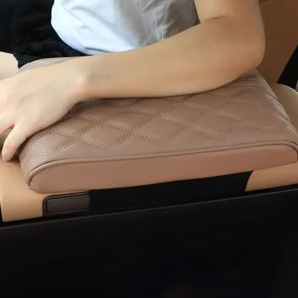 Memory Cotton Leather Car Armrest Box Pad (Universal style)