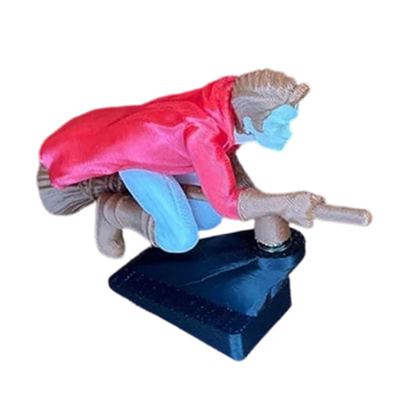 Magical Broomstick Car Dashboard Ornament