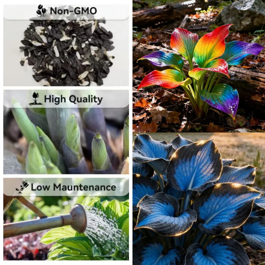 Premium Rare Hosta Seeds - Shade Plant for Garden