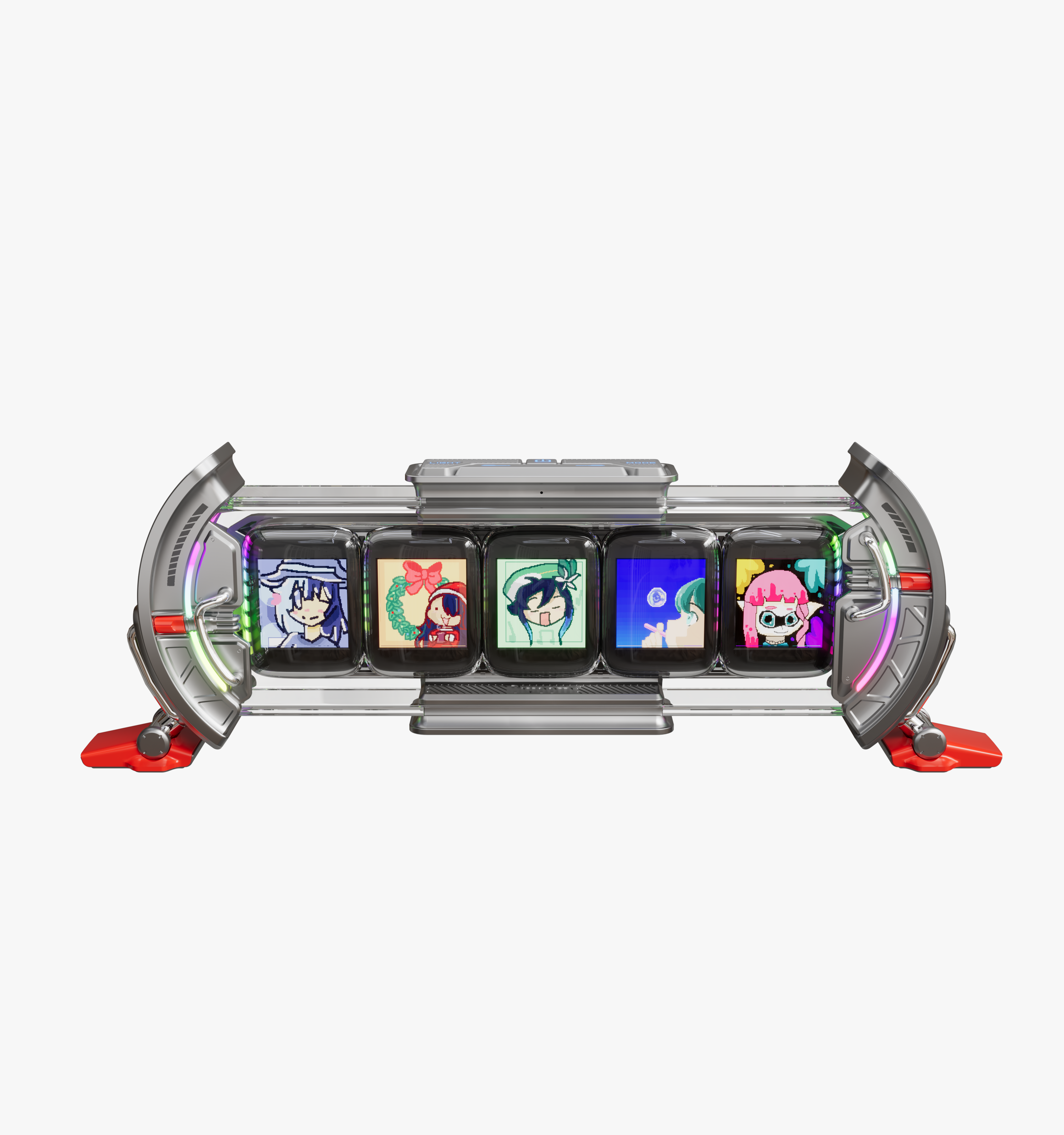 Divoom Times Gate Pixel Art Info Display with 5 Smart LCD Screens