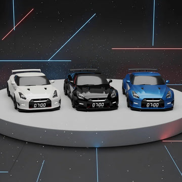 Hypercar Alarm Clock Realistic Engine & Light Effects