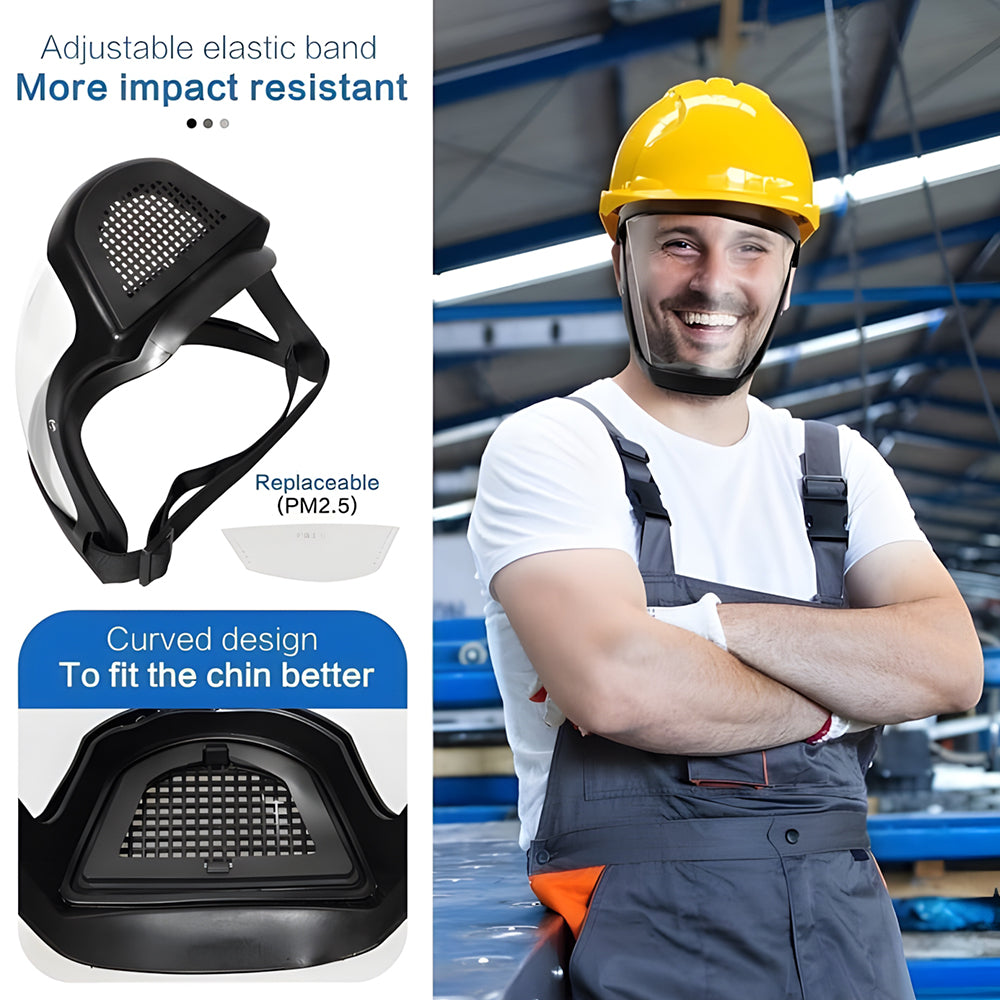 🔥 Full Protection Breathable Anti-Fog Face Mask - Buy 1 Get 1 Free