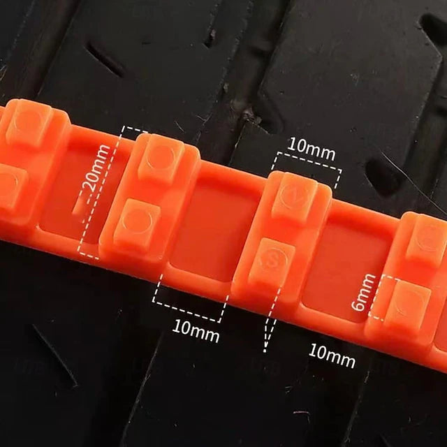 10/20/30pcs Universal Reusable Non-Slip Polyethylene Tire Chains – Universal Anti-Skid Snow Tire Traction Chains for Cars, SUVs & Trucks, Easy Installation, Durable Emergency Winter Driving Aid #17452192
