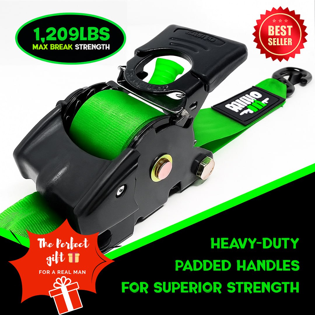 ๐ Limited Time โ Upgraded 2025 Retractable Ratchet Strap (Perfect Gift for Men๐)