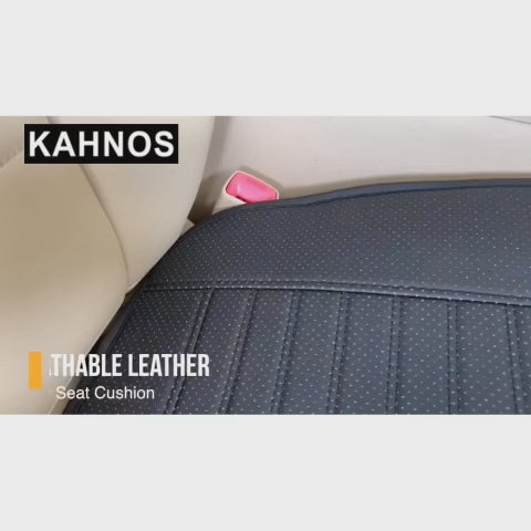 Car Seat Cushion Cover Universal 5D Bamboo Charcoal Leather, Breathable Waterproof All-Inclusive Auto Seat Protector