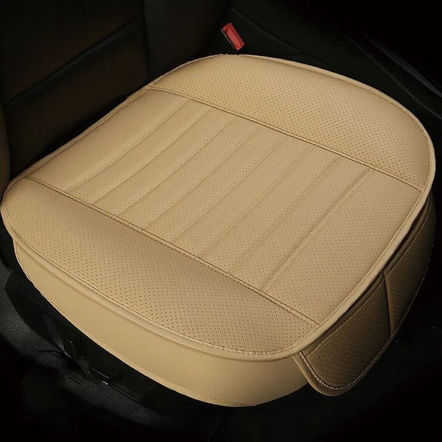 Car Seat Cushion Cover Universal 5D Bamboo Charcoal Leather, Breathable Waterproof All-Inclusive Auto Seat Protector